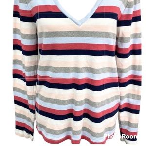 🌸J Crew Perfect Fit Long Sleeve V Neck Shirt - Size - XXL - NWOT
